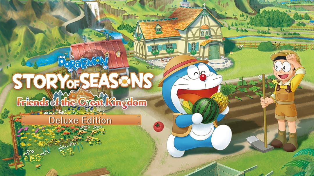 Imagem da capa Doraemon Story of Seasons: Friends of the Great Kingdom Deluxe Edition