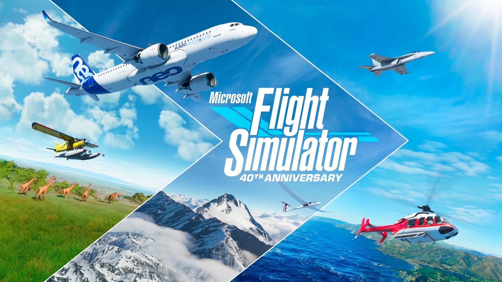 Imagem de fundo de Microsoft Flight Simulator 40th Anniversary Edition