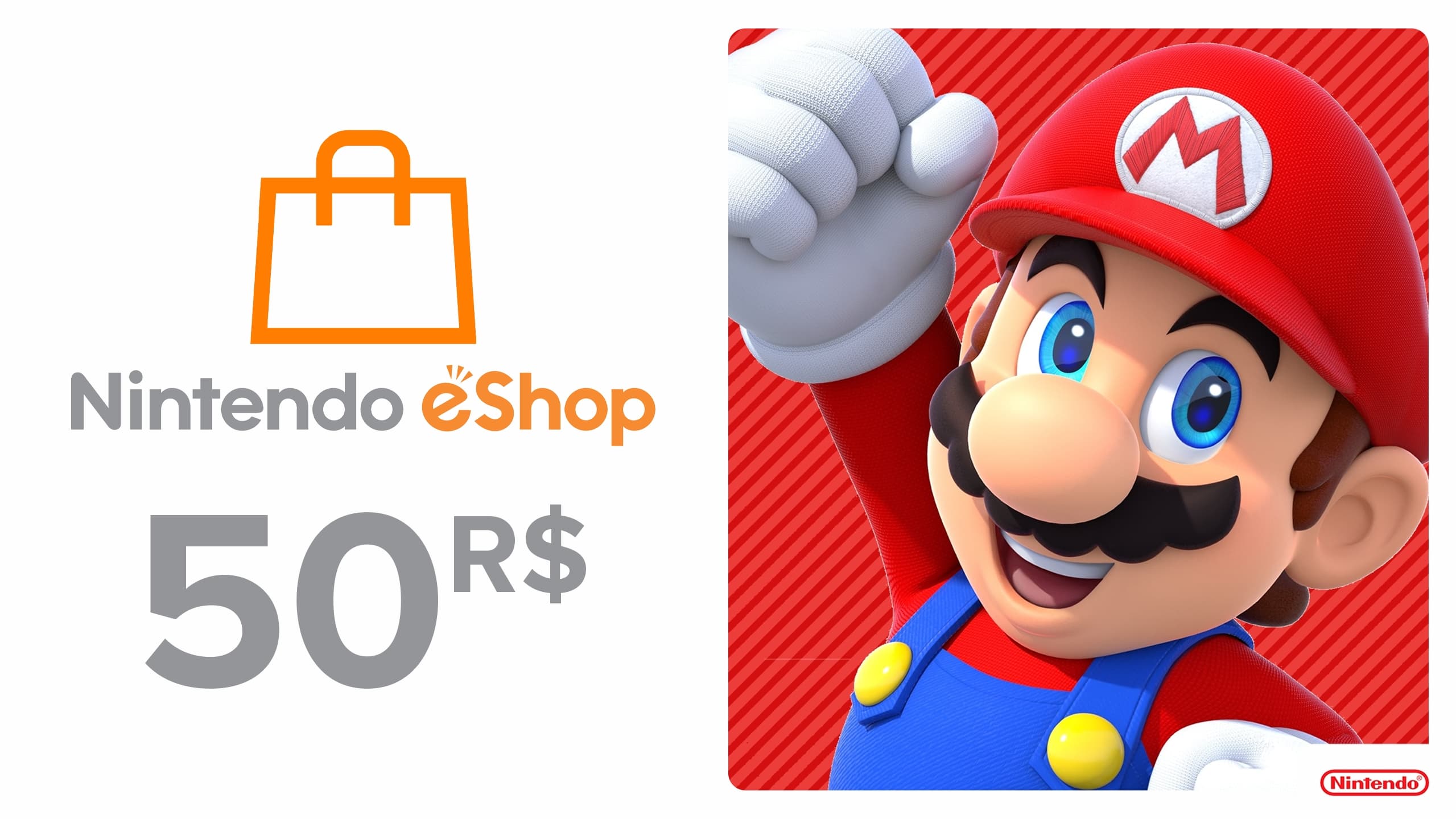 Nintendo eShop Card 50 BRL