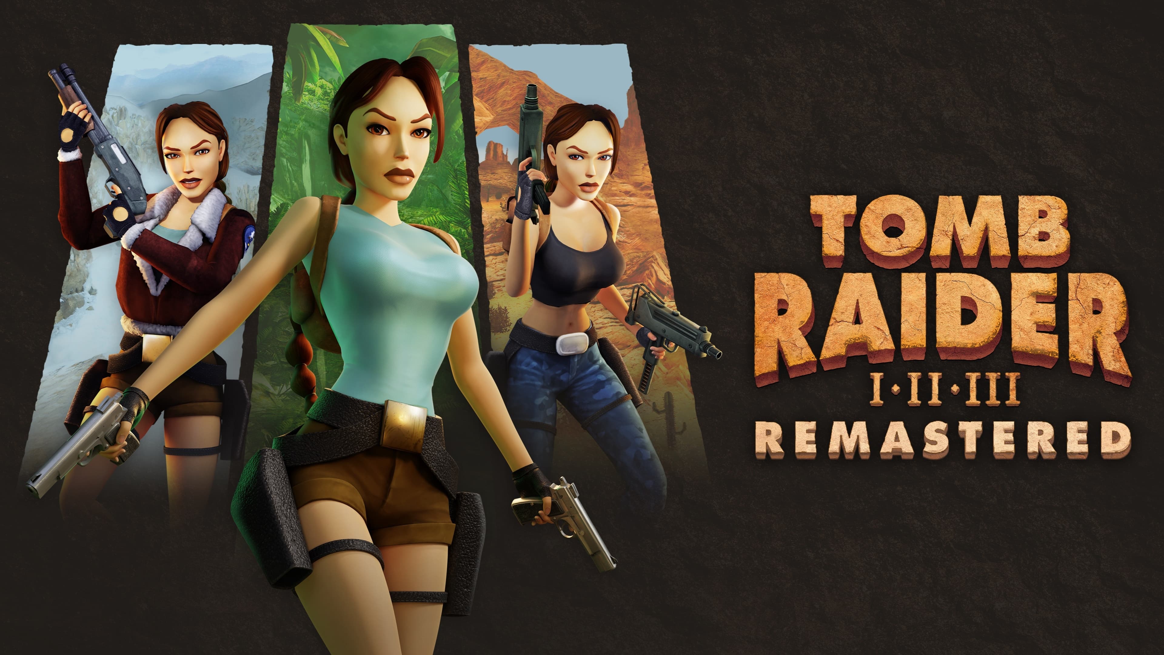 Baggrundsbillede for Tomb Raider I-III Remastered Starring Lara Croft (PC)
