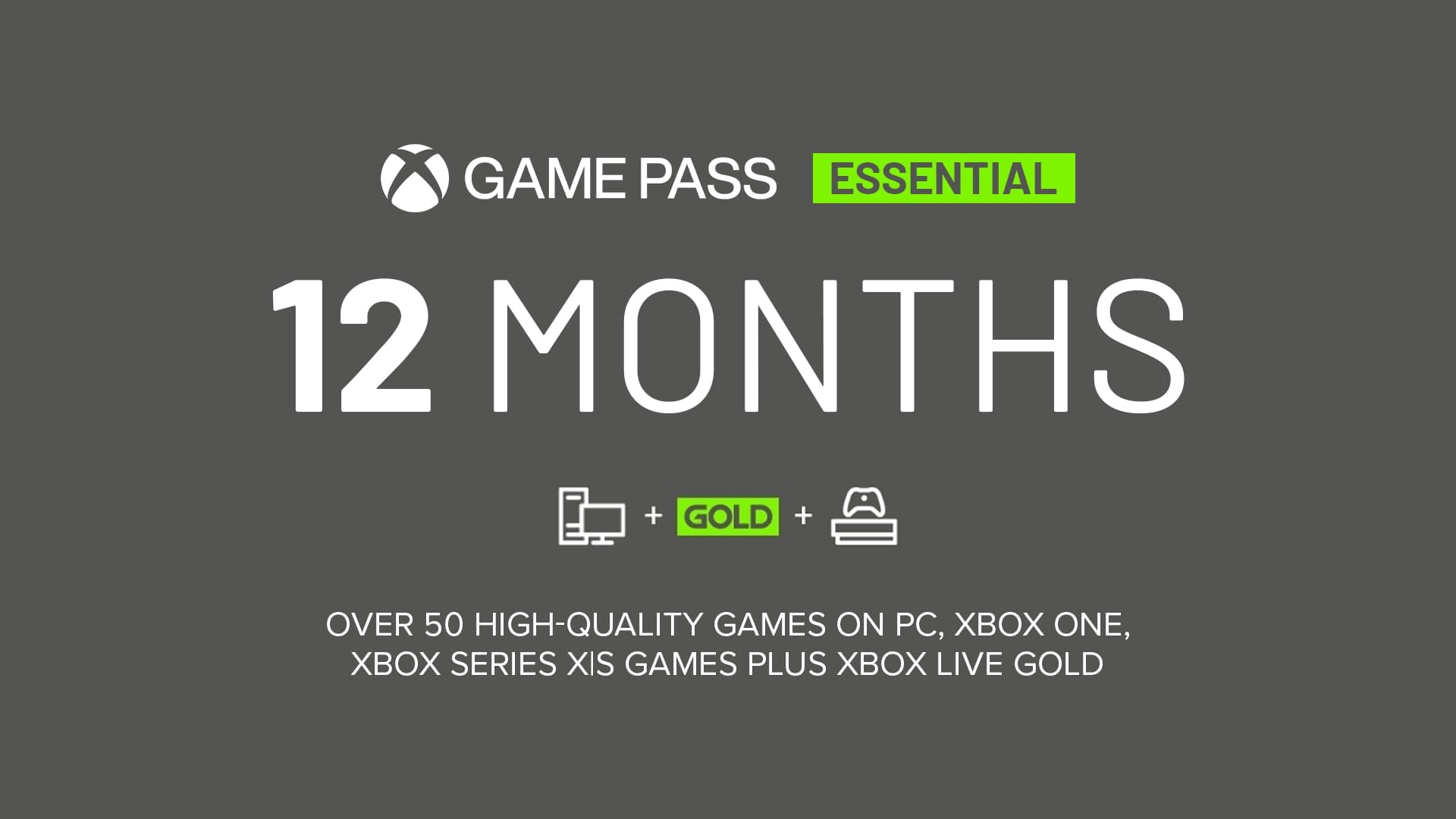 Xbox Game Pass Essential 12 Months