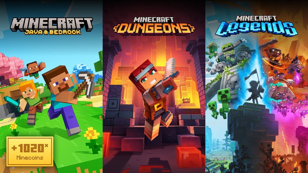 Triplo bundle di Minecraft (Xbox One - playable on Xbox Series X|S)
