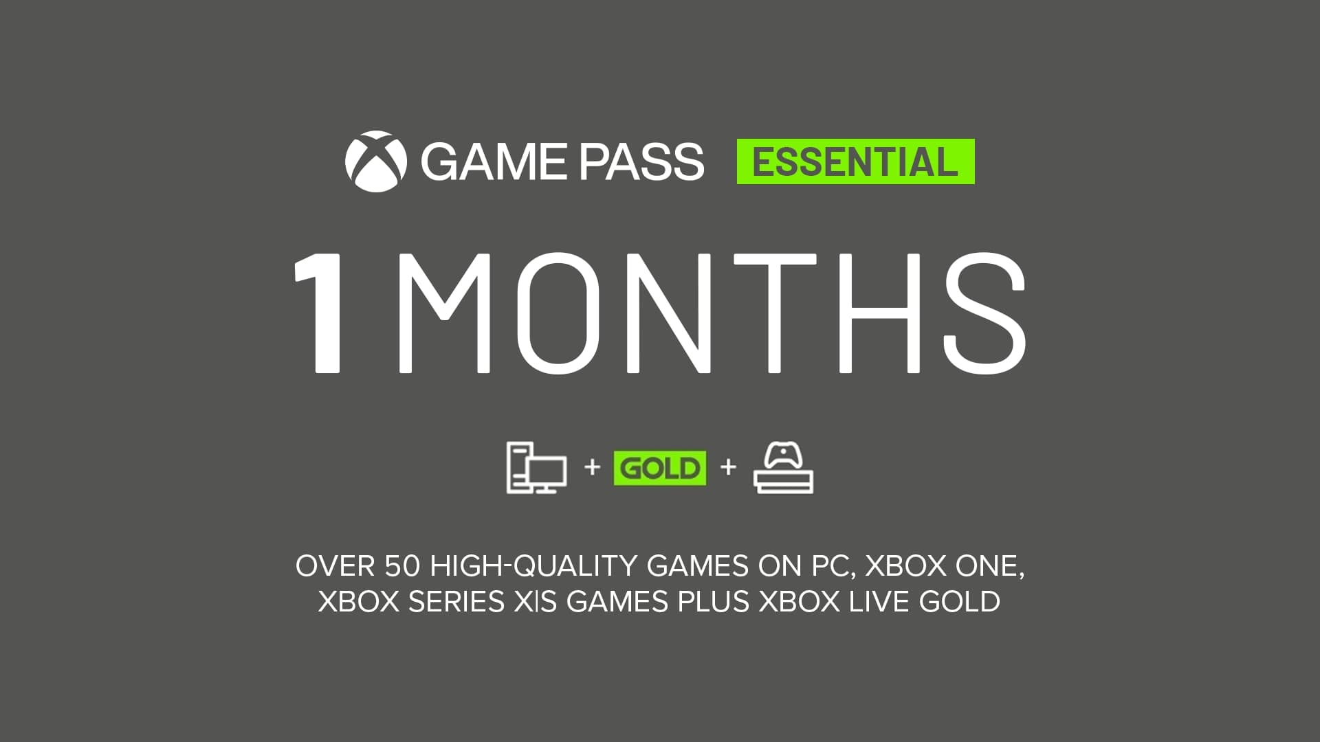 Xbox Game Pass Essential 1 Month
