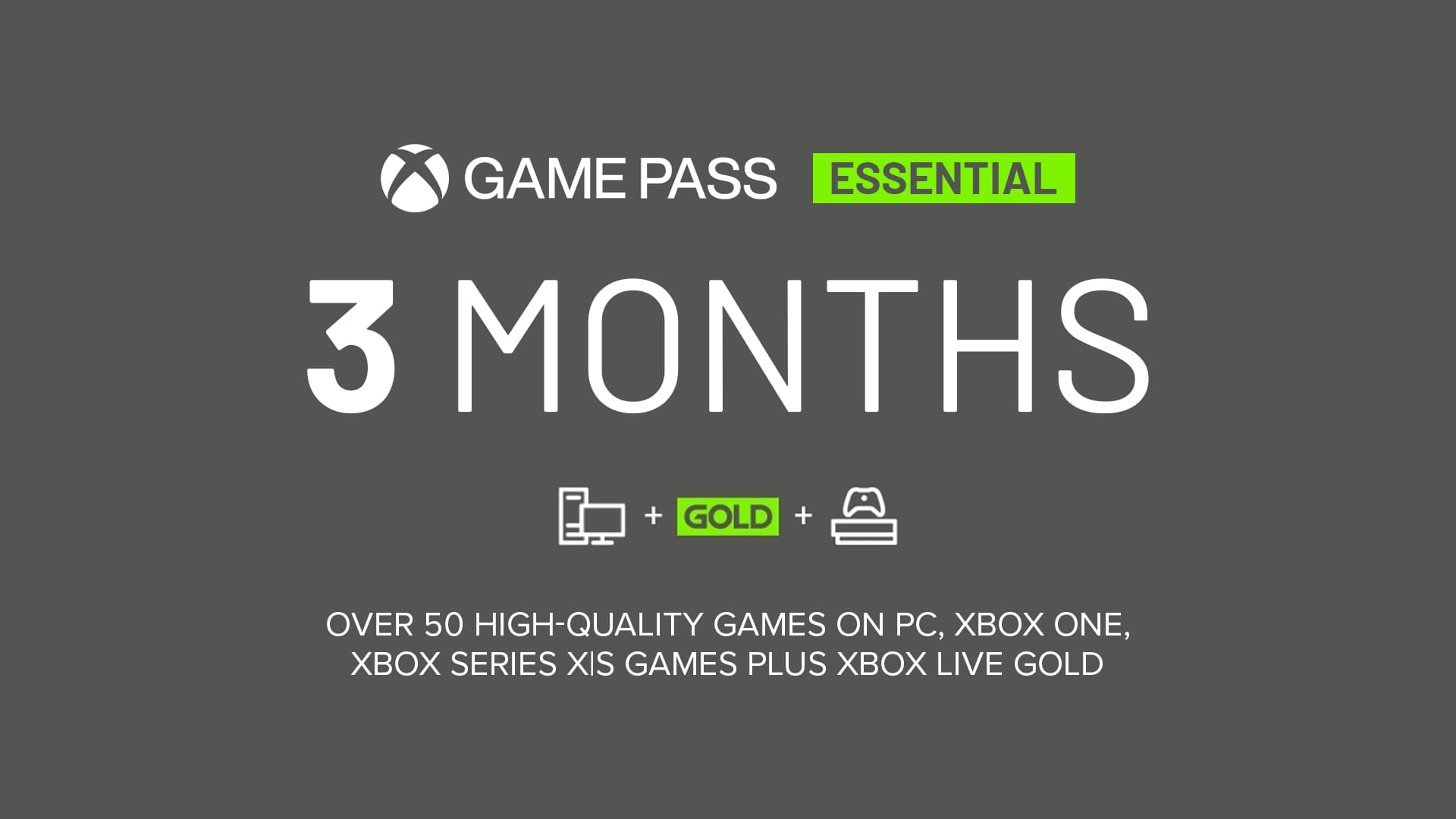 Xbox Game Pass Essential 3 Month (United States)