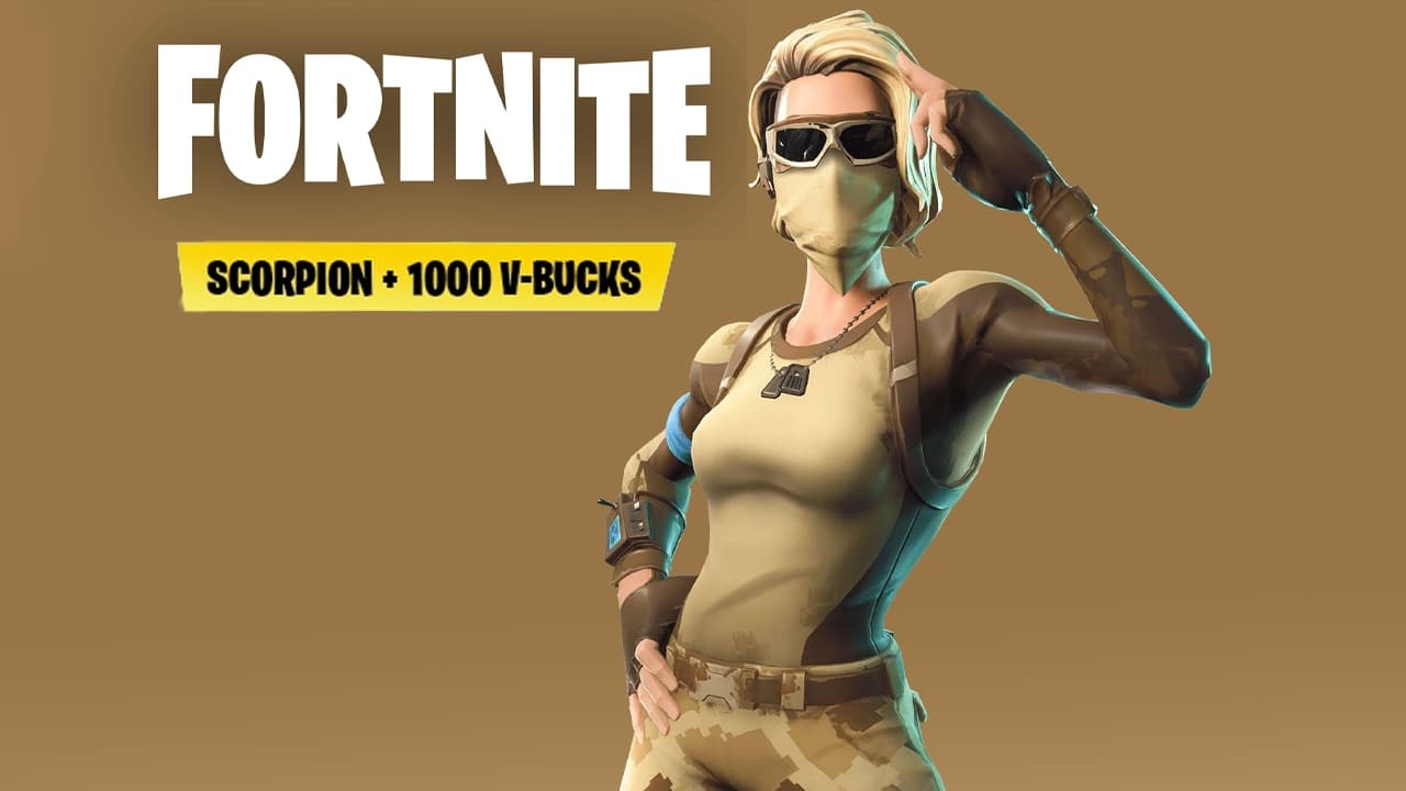 Fortnite Scorpion Skin + 1000 V-Bucks
