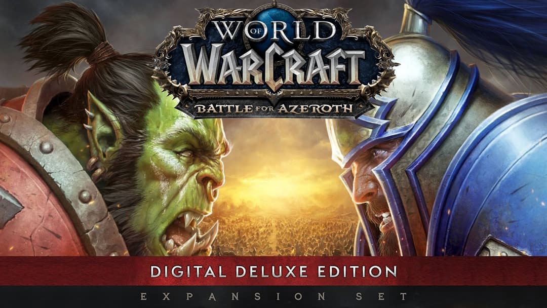 World of Warcraft: Battle for Azeroth Deluxe Edition copertina