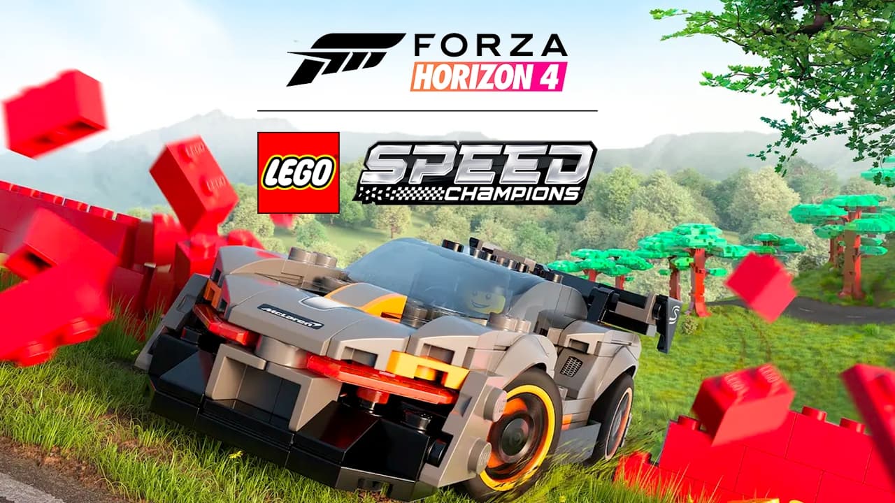 Obraz tła dla Forza Horizon 4 + LEGO Speed Champions