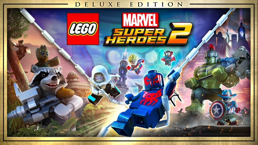 LEGO Marvel Super Heroes 2 Deluxe Edition (Xbox One - playable on Xbox Series X|S) copertina