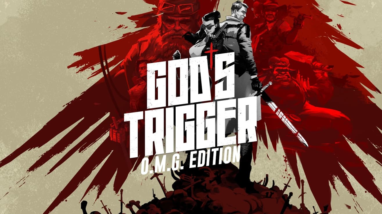 Achtergrondafbeelding voor God's Trigger O.M.G. Edition