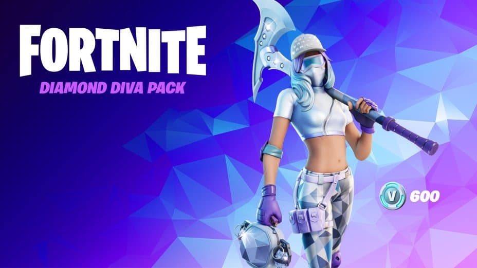 Fortnite - The Diamond Diva Pack + 600 V-Bucks