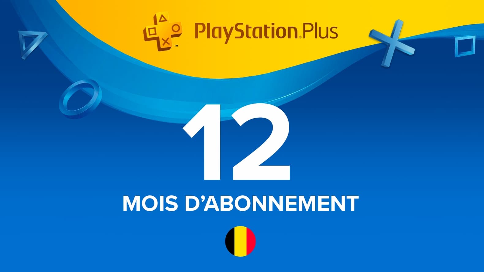 PlayStation Plus - 365 days subscription (Belgium)