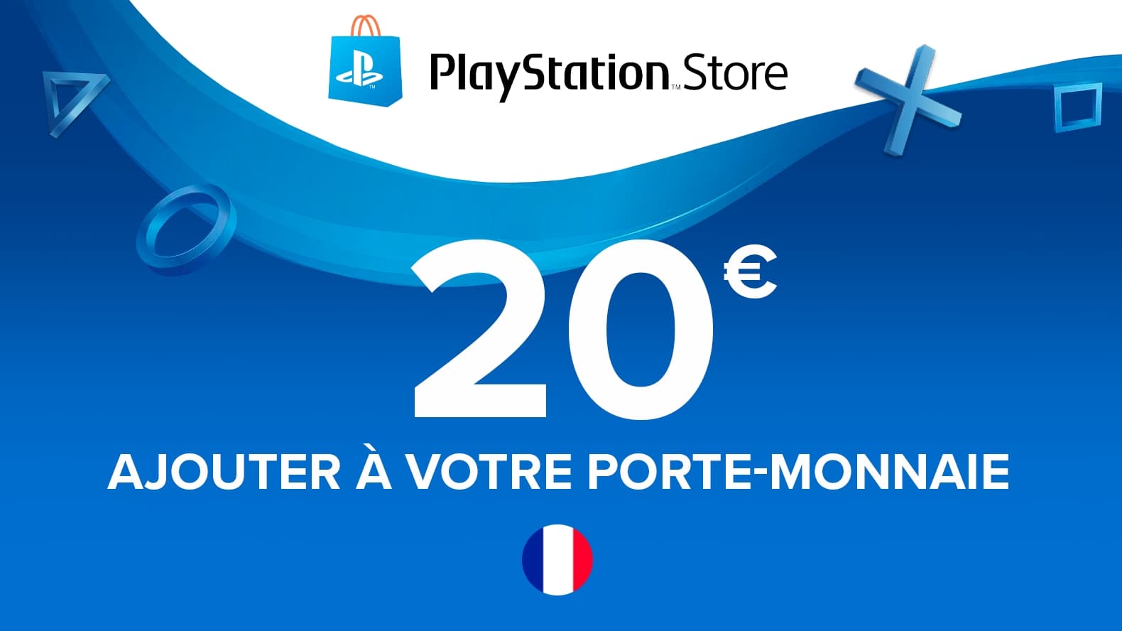 PlayStation Store gift card 20€ (France)