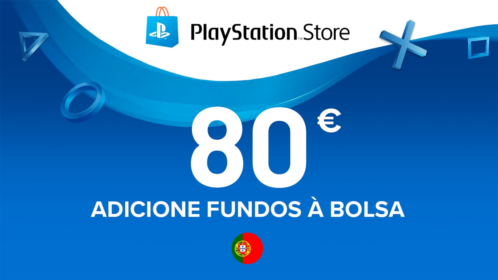 PlayStation Store gift card 80€ (Portugal)