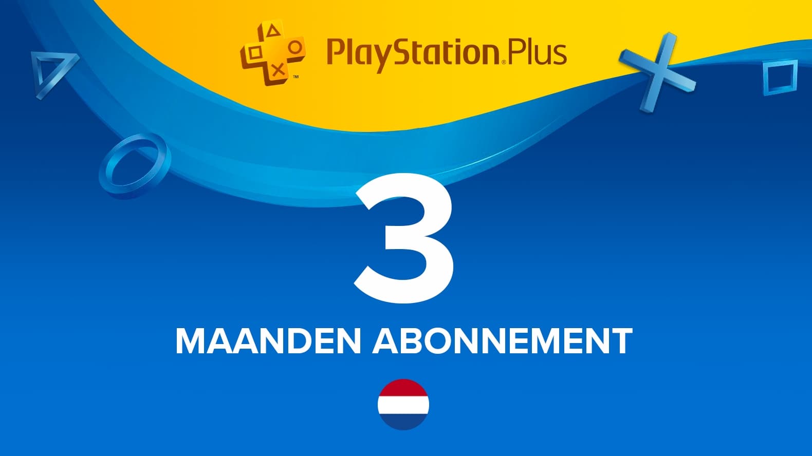 PlayStation Plus - 90 days subscription (Netherlands)