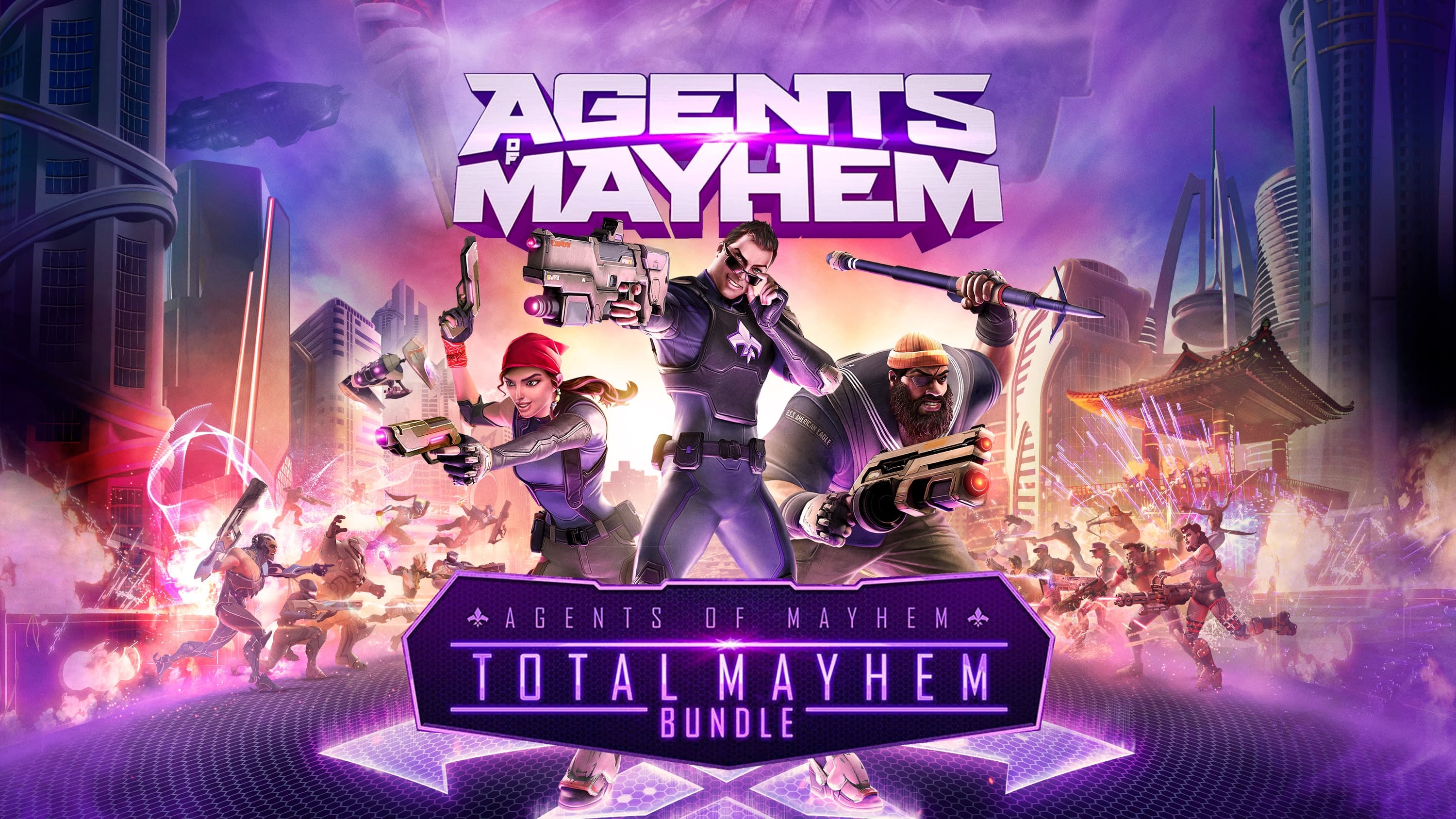 Agents of Mayhem - Total Mayhem Bundle (Xbox One - playable on Xbox Series X|S)