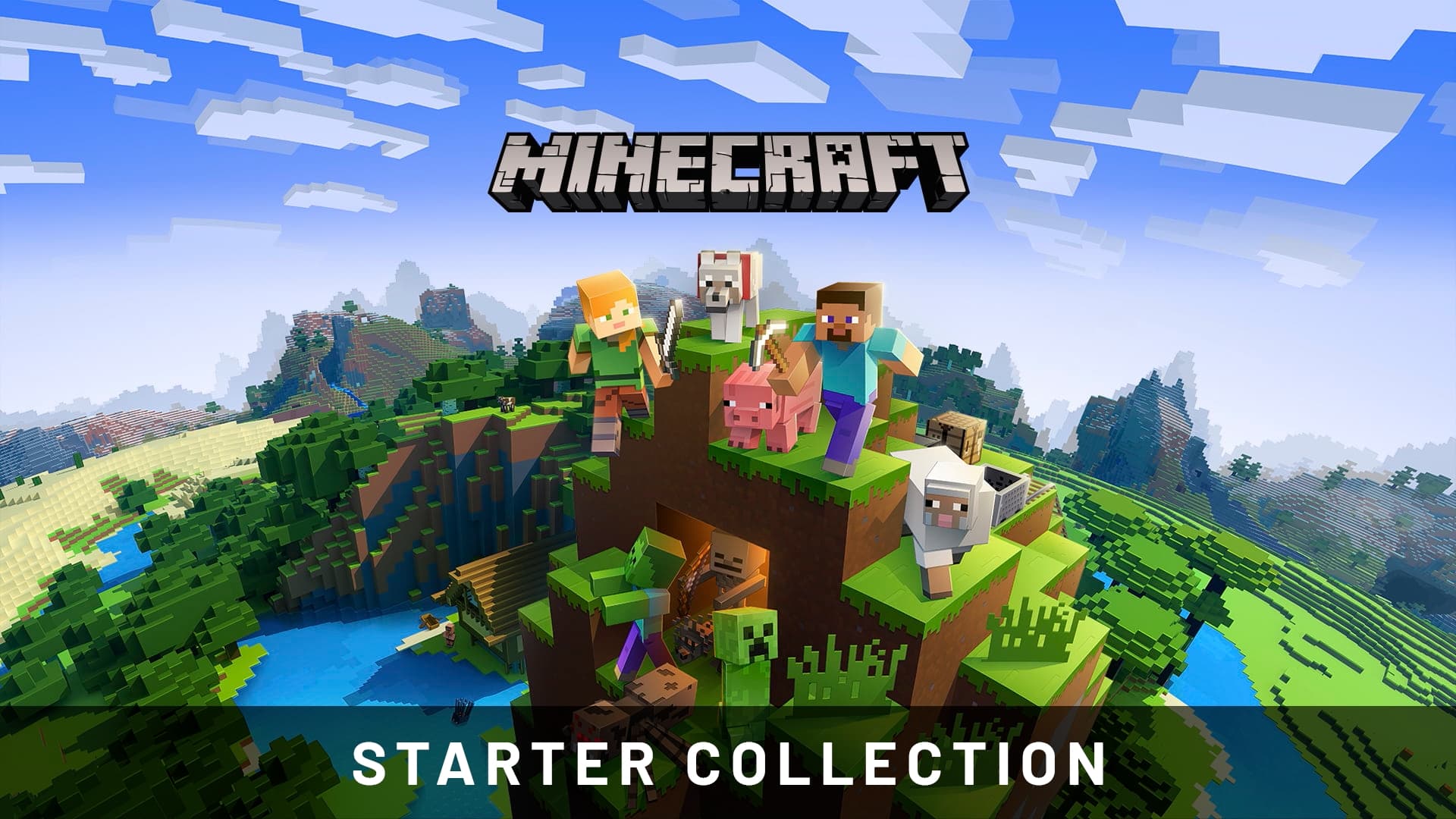 Minecraft Starter Collection (Xbox One - playable on Xbox Series X|S, Europe)
