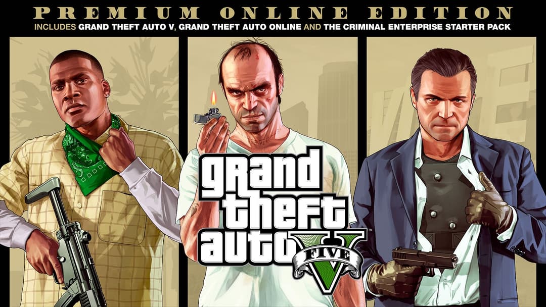 Okładka Grand Theft Auto V: Premium Online Edition