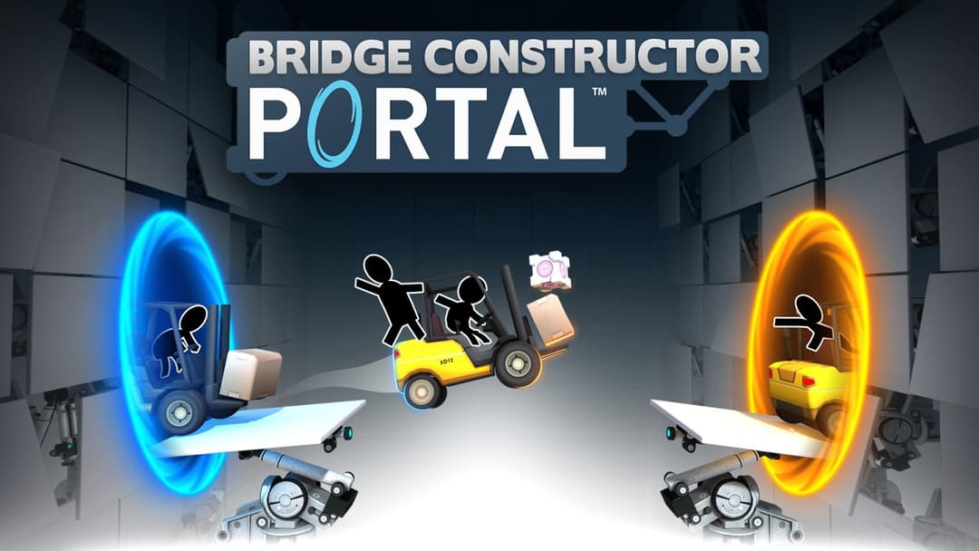 Capa de Bridge Constructor Portal (Xbox One - playable on Xbox Series X|S, United States)