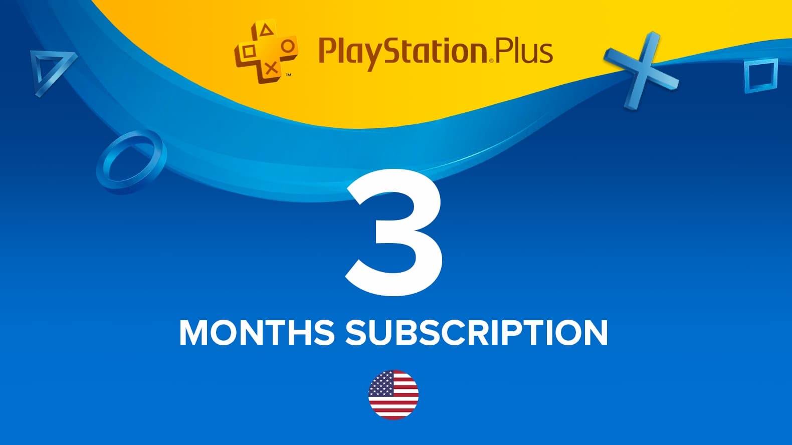 PlayStation Plus - 90 days subscription (United States)