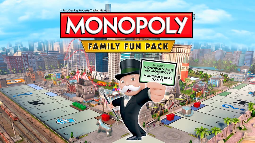 Imagem da capa Monopoly Family Fun Pack