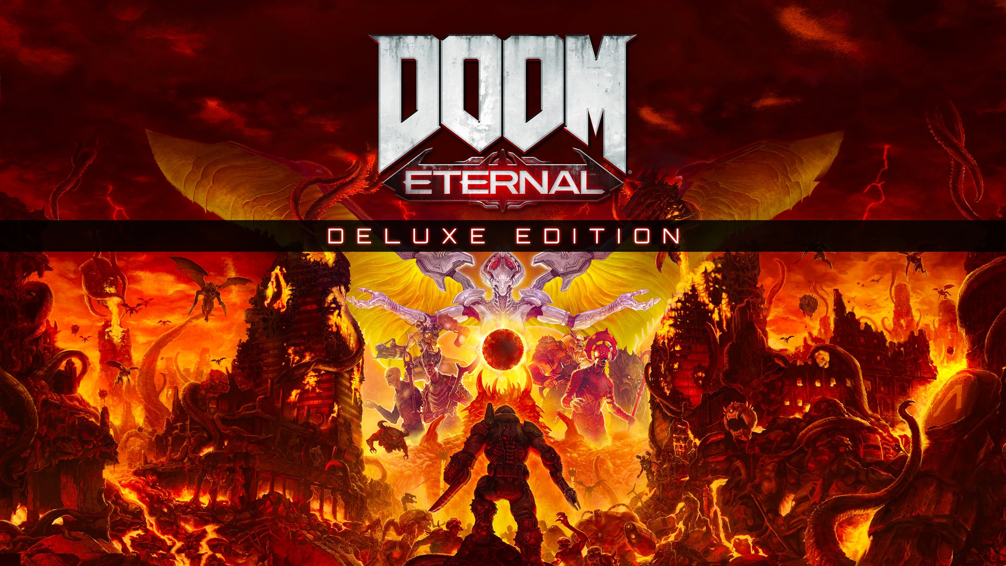Obraz tła dla Doom Eternal Deluxe Edition (Xbox One / Xbox Series X|S)