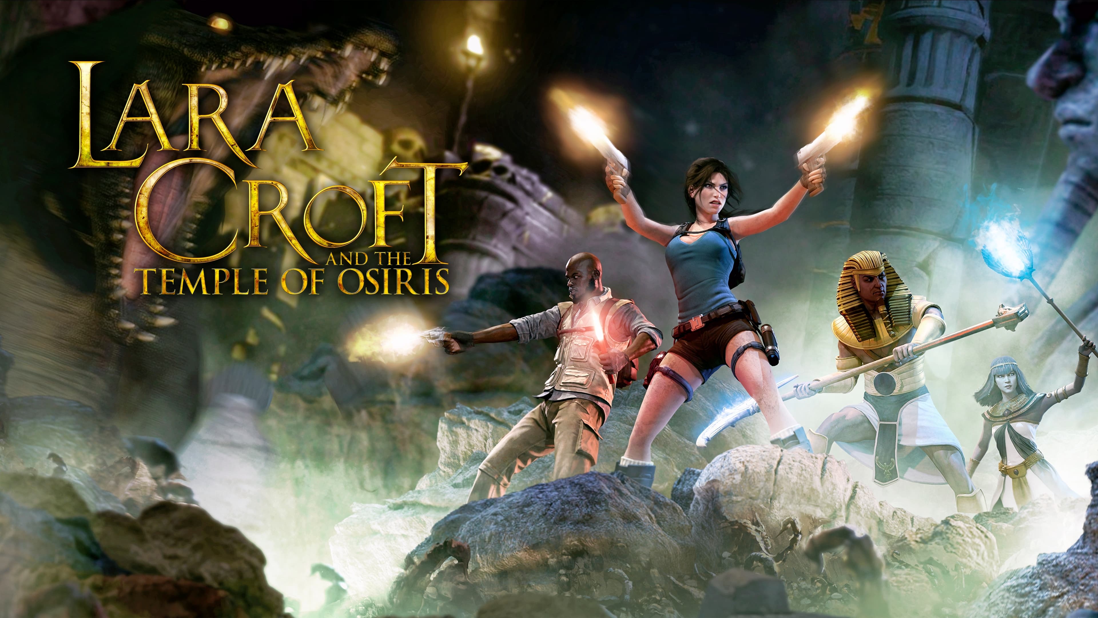 Immagine di sfondo di Lara Croft and The Temple of Osiris (Xbox One - playable on Xbox Series X|S, Turkey)
