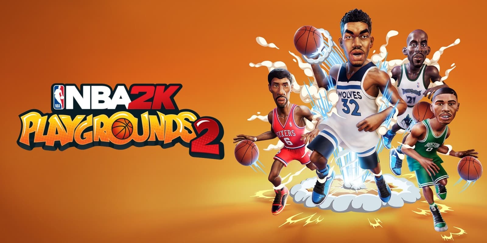 Image d'arrière-plan de NBA 2K Playgrounds 2 (Xbox One - playable on Xbox Series X|S, United States)