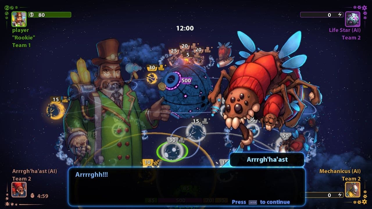 Captura de ecrã do jogo 1